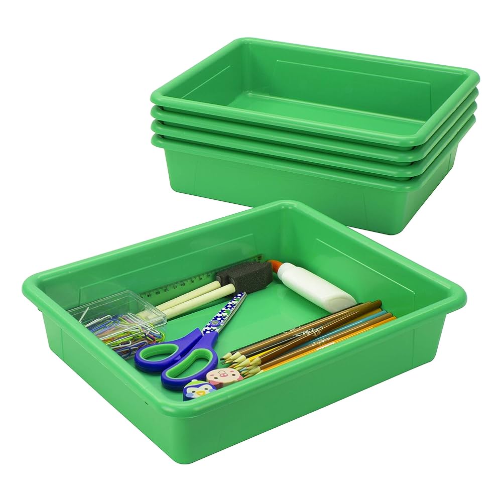 Amazon.com: Storex 62520U05C Storage Tray, Letter Size, 5